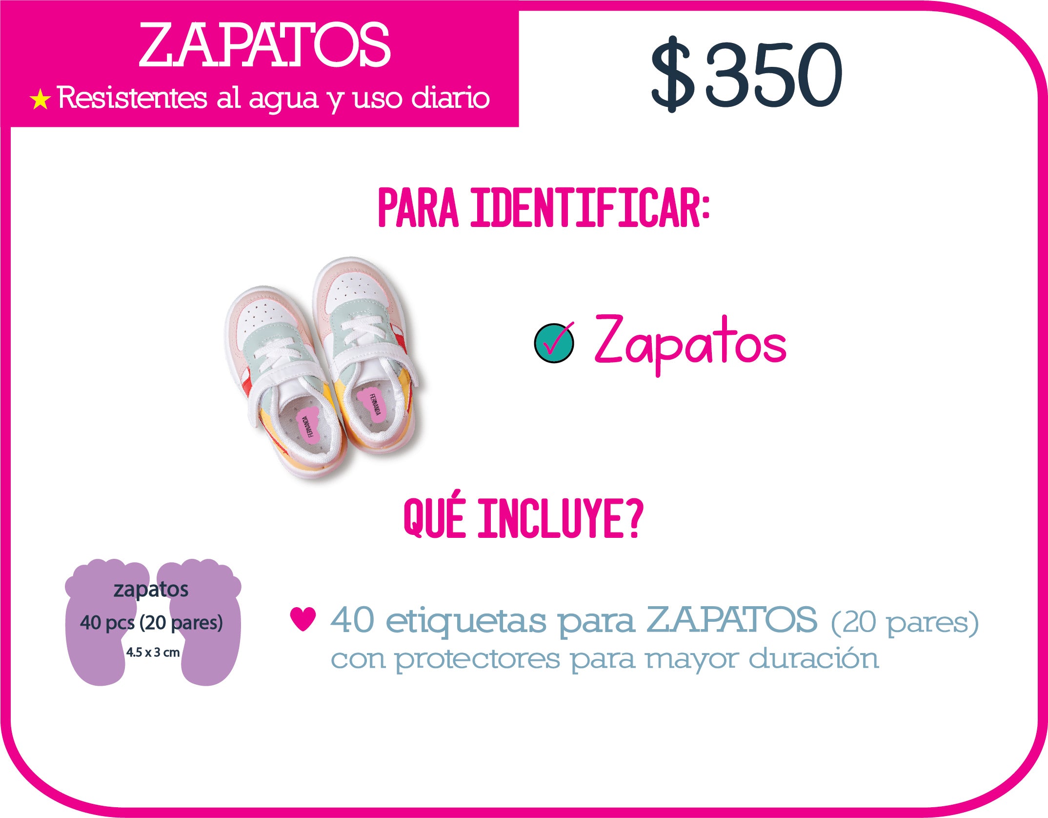 Paquete zapatos